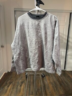 Crewneck Sweater in Light Gray - Classic Men's Pullover